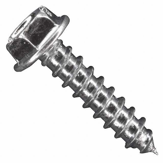 【8X3/4 HHSMS】SHEET METAL SCREW HEX SLOTTED #8